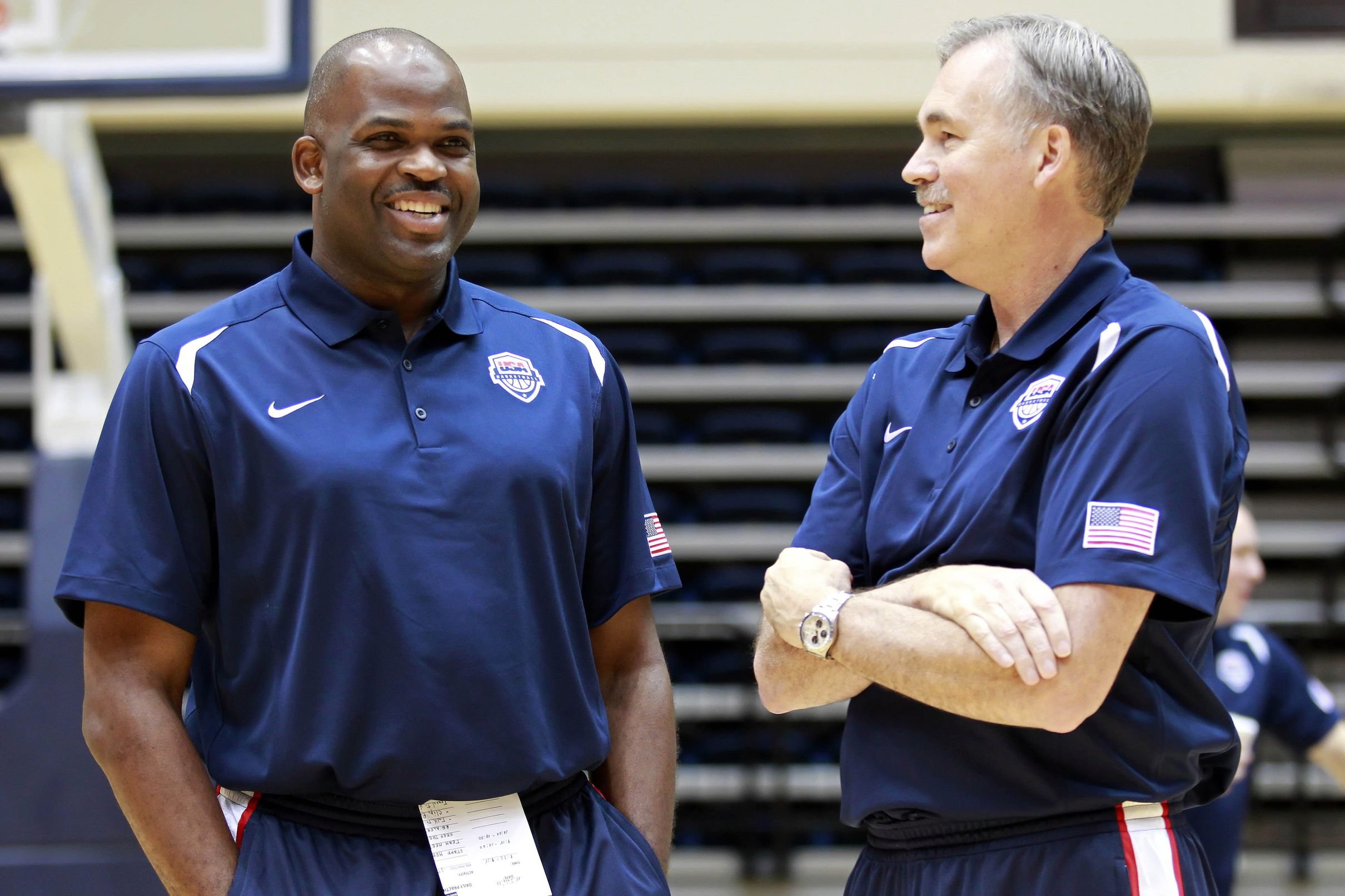 Nate McMillan with USA Basketball