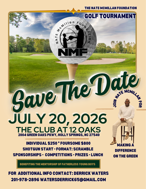 Nate McMillan Foundation Golf Tournament