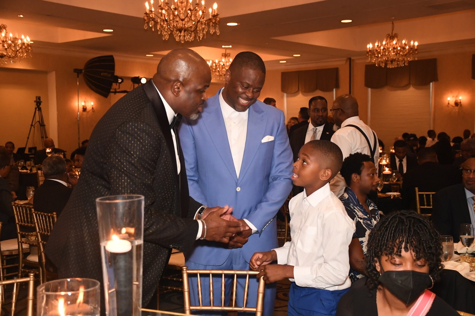 A moment from the Evening for the Future fundraising gala