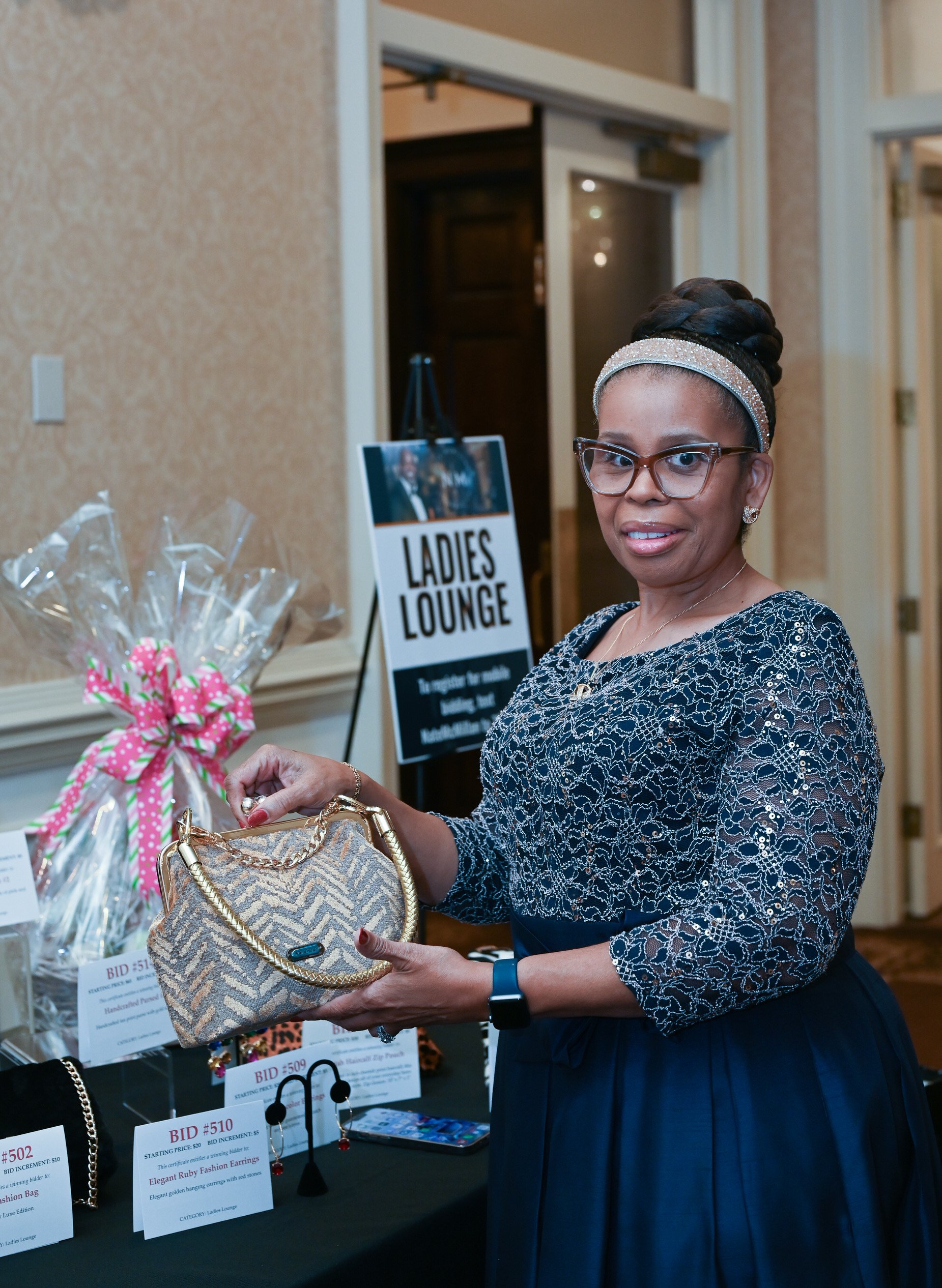 A moment from the Evening for the Future fundraising gala