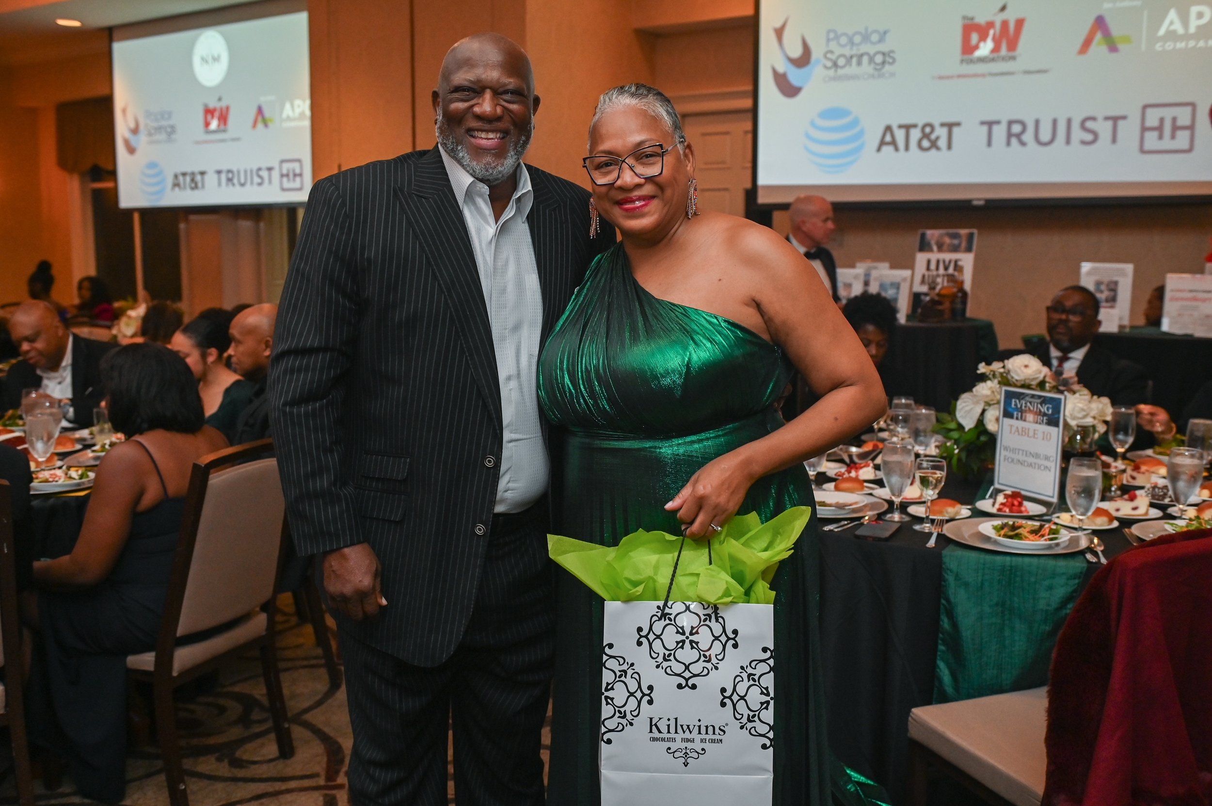 A moment from the Evening for the Future fundraising gala