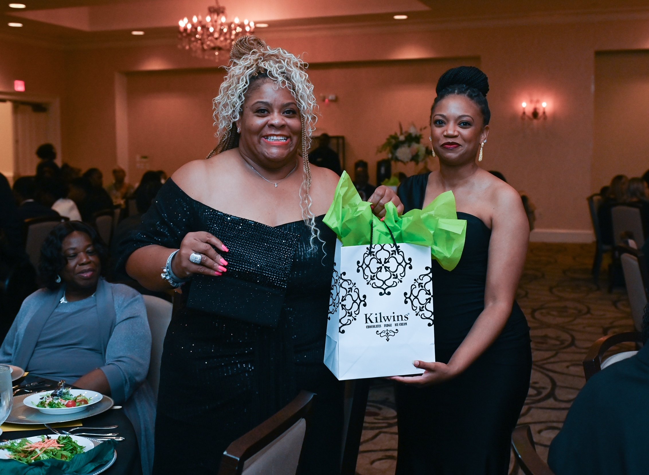 A moment from the Evening for the Future fundraising gala