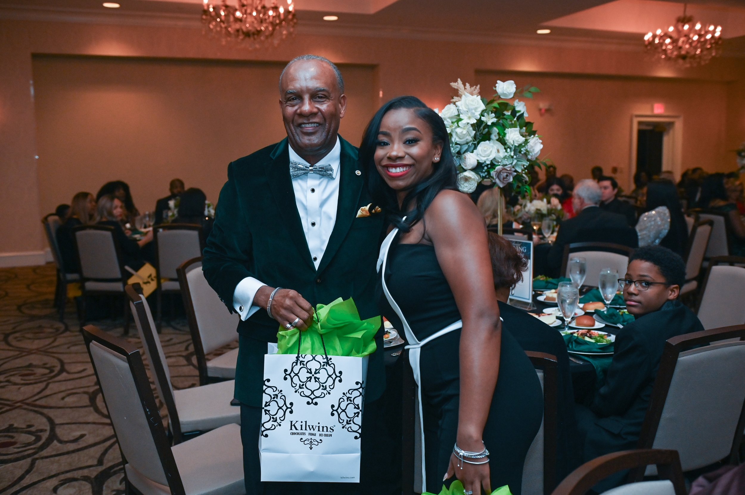 A moment from the Evening for the Future fundraising gala