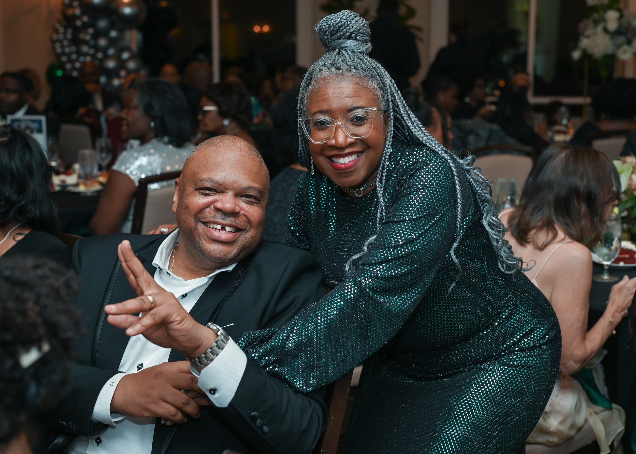 A moment from the Evening for the Future fundraising gala