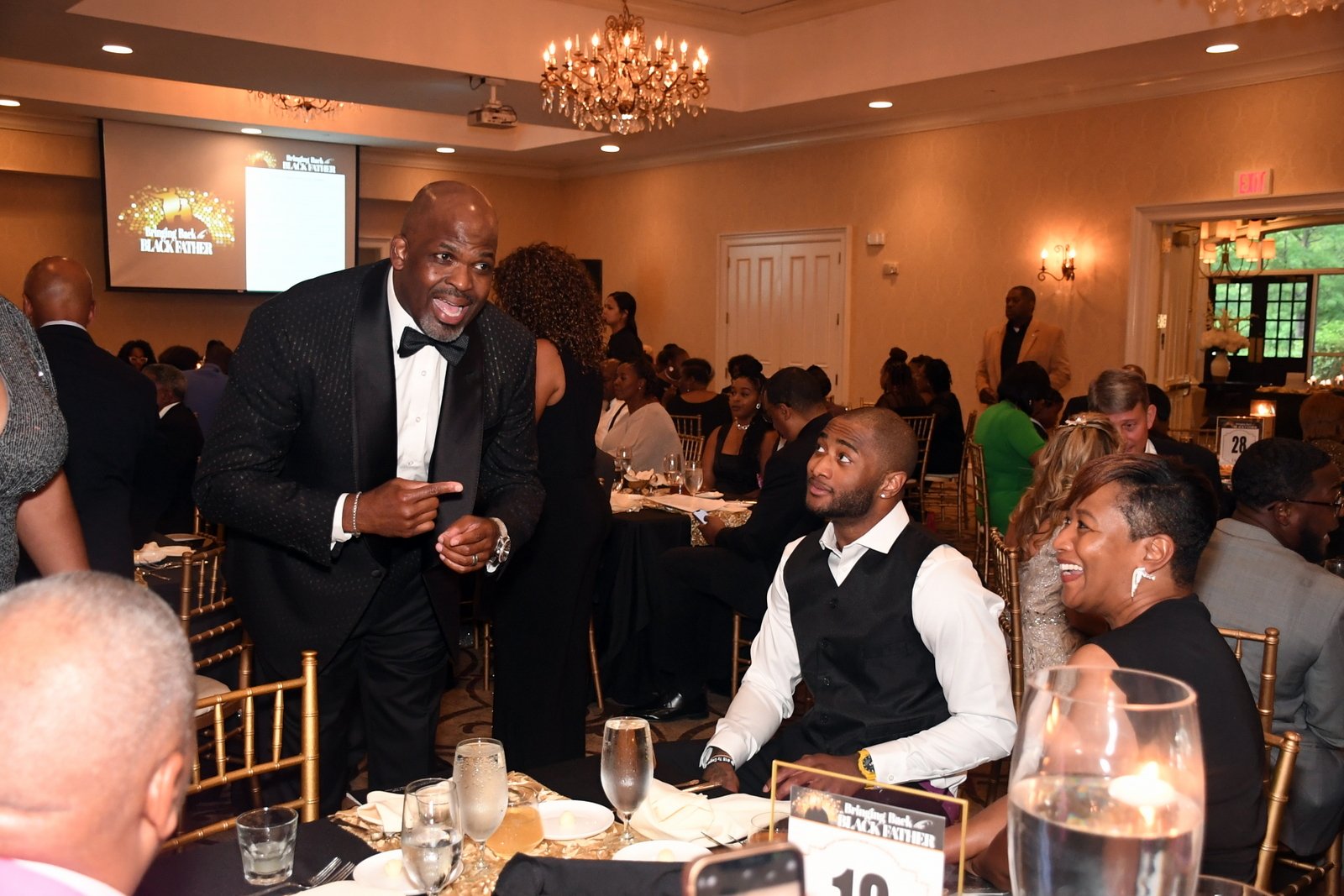 A moment from the Evening for the Future fundraising gala